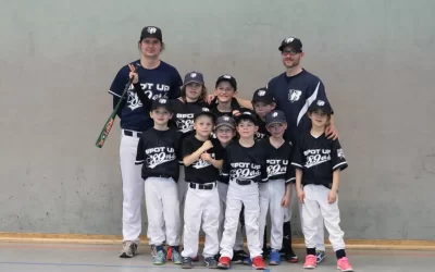 Unsere Schülermannschaft beim 8. Berliner Indoor Baseball Cup